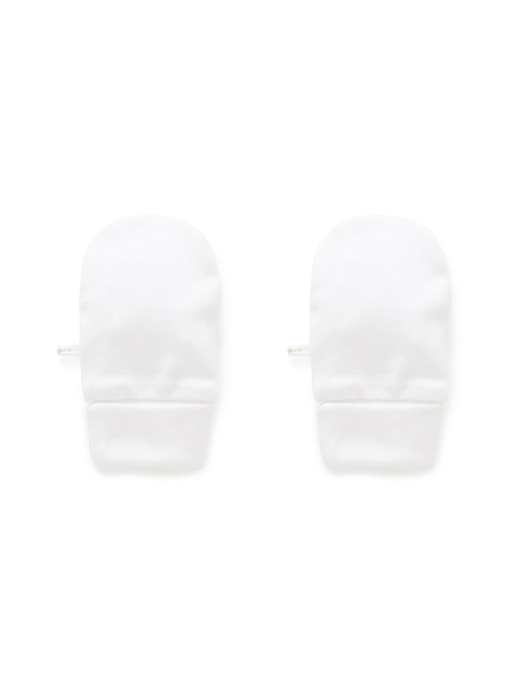 Pure Baby Mittens - White