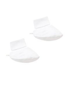 Pure Baby Premmie Booties - White