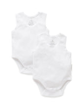 Load image into Gallery viewer, Pure Baby Rib Bodysuit 2 Pack Premature Baby Clothing