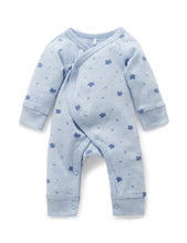 Load image into Gallery viewer, Pure Baby Premmie Crossover Growsuit Premature Baby Clothing