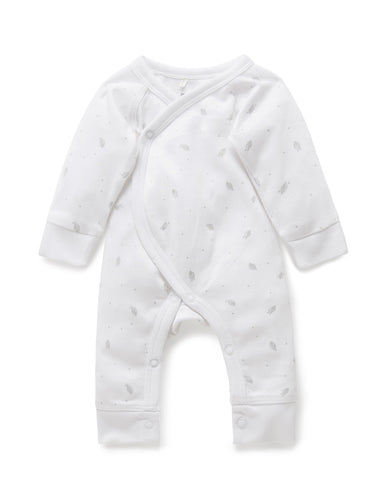Pure Baby Premmie Crossover Growsuit Premature Baby Clothing