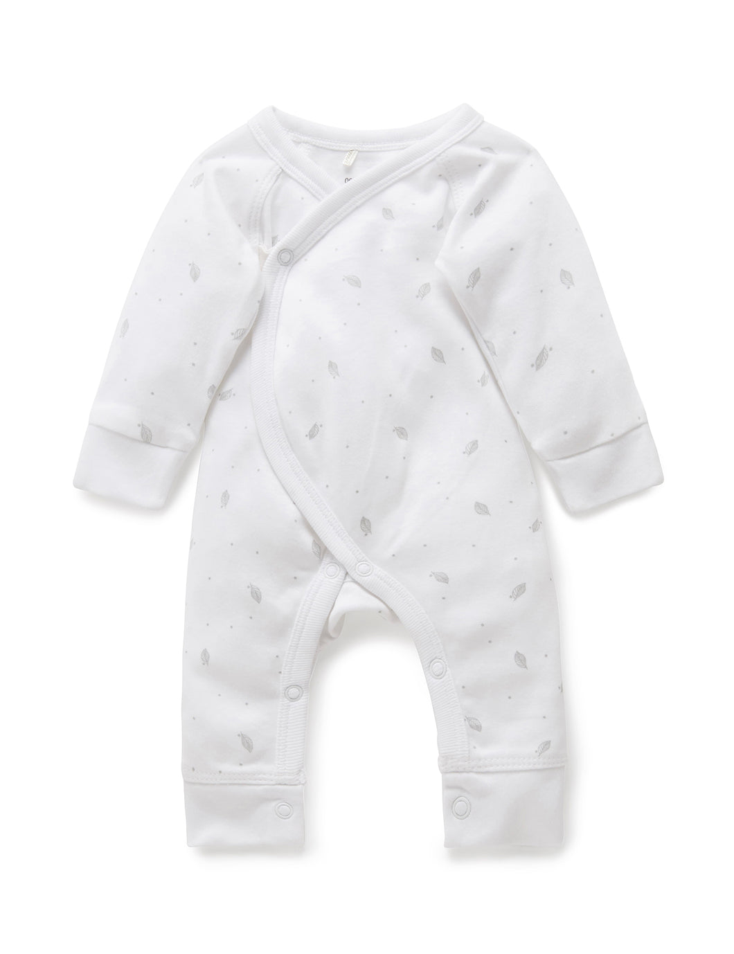Pure Baby Premmie Crossover Growsuit Premature Baby Clothing