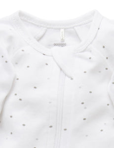 Pure Baby Premmie Zip Growsuit Premature Baby Clothing