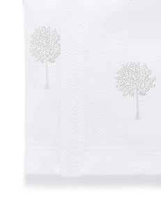 Pure Baby Premmie Crossover Singlet - Pale Grey Tree