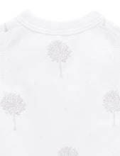 Load image into Gallery viewer, Pure Baby Premmie Crossover Singlet - Pale Grey Tree